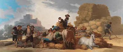 The Threshing Ground Francisco de Goya